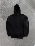 Kapşonlu Üç İplik Penye Basic SweatShirt Boyalı