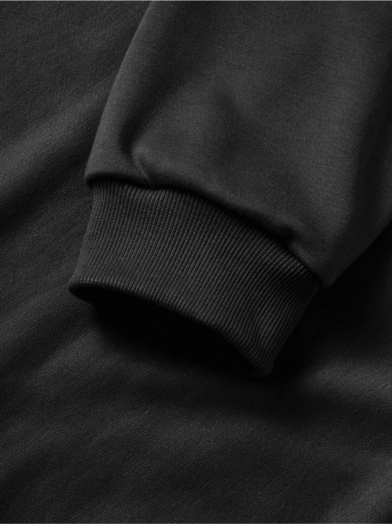 Üç İplik Kapşonlu 10 Kasıma Özel SweatShirt Siyah